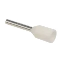 RS PRO Insulated Crimp Bootlace Ferrule 8 mm Pin Length 1.3 mm Pin Diameter White to 20 AWG Wire Size 458-689