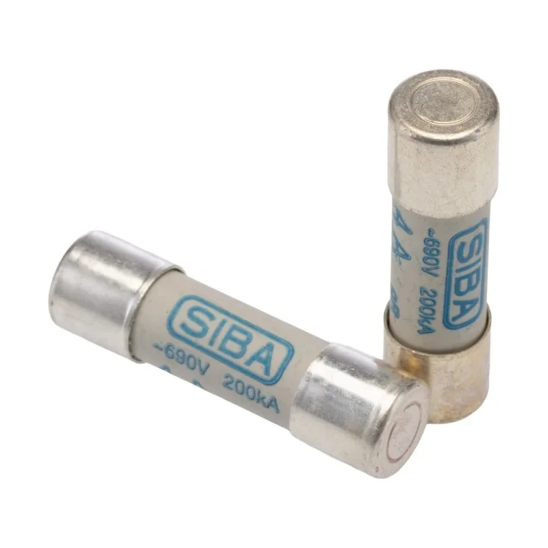 SIBA 4A Ceramic Cartridge Fuse 10 x 38 mm, Fast Acting, 700V ac, Series URZ, Model 50-179-06/4A