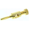 RS PRO Straight Loudspeaker Connector 1 Way Male Black 16A Screw Termination 458-229