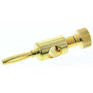 RS PRO Straight Loudspeaker Connector 1 Way Male Black 16A Screw Termination 458-229