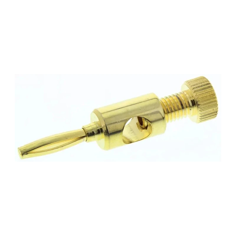 RS PRO Straight Loudspeaker Connector 1 Way Male Black 16A Screw Termination 458-229