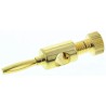 RS PRO Straight Loudspeaker Connector 1 Way Male Black 16A Screw Termination 458-229