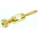 RS PRO Straight Loudspeaker Connector 1 Way Male Black 16A Screw Termination 458-229