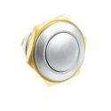ITW Switches 57 Series Miniature Push Button Switch Momentary Panel Mount, SPST, Clear LED, IP67, 125 V 125, Model 57-111