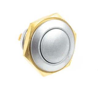 ITW Switches 57 Series Miniature Push Button Switch Momentary Panel Mount, SPST, Clear LED, IP67, 125 V 125, Model 57-111