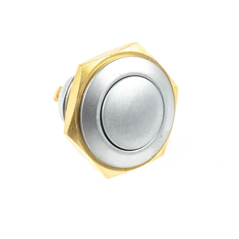 ITW Switches 57 Series Miniature Push Button Switch Momentary Panel Mount, SPST, Clear LED, IP67, 125 V 125, Model 57-111