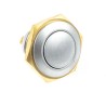 ITW Switches 57 Series Miniature Push Button Switch Momentary Panel Mount, SPST, Clear LED, IP67, 125 V 125, Model 57-111