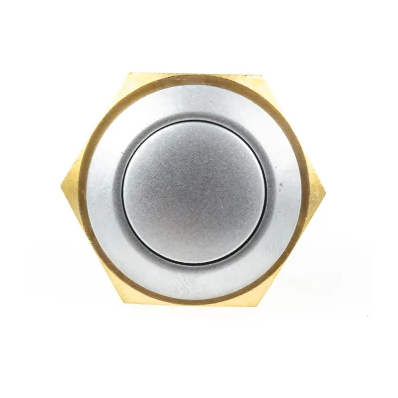 ITW Switches 57 Series Miniature Push Button Switch Momentary Panel Mount, SPST, Clear LED, IP67, 125 V 125, Model 57-111