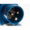 MENNEKES Industrial Power Connector Wall Mount 3-Pole 16A 230V IP44 Blue PowerTOP 