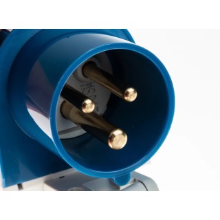 MENNEKES Industrial Power Connector Wall Mount 3-Pole 16A 230V IP44 Blue PowerTOP 