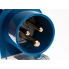 MENNEKES Industrial Power Connector Wall Mount 3-Pole 16A 230V IP44 Blue PowerTOP