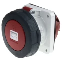 MENNEKES Industrial Power Connector 63A 400V IP67 Red Panel Mount SoftCONTACT 
