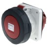 MENNEKES Industrial Power Connector 63A 400V IP67 Red Panel Mount SoftCONTACT