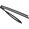 TE Connectivity Black Heat Shrink Tubing 6 mm Sleeve Diameter x 1.2 m Length 3:1 Ratio ATUM-6/2-0