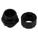 Adaptaflex Black Conduit Fitting 16 mm Nominal Size PG9 Thread Polyamide 66 Material IP67 Rated ASF16/PG9/A & AWB16
