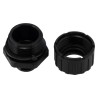 Adaptaflex Black Conduit Fitting 16 mm Nominal Size PG9 Thread Polyamide 66 Material IP67 Rated ASF16/PG9/A & AWB16