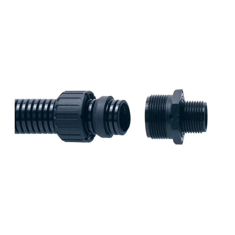 Adaptaflex Conduit Fitting Black, 28 mm Nominal Size, Polyamide 66, PG21 Thread, IP67/IP66/IP68/IP69K Rated PG21