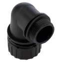 Adaptaflex Black Conduit Fitting 21 mm Nominal Size Polyamide 66 IP67 IP69K IP68 IP66 PG16 PG16
