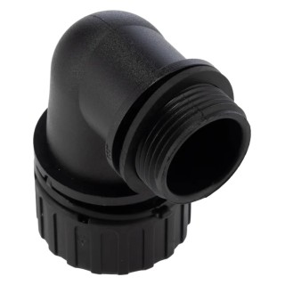 Adaptaflex Black Conduit Fitting 21 mm Nominal Size Polyamide 66 IP67 IP69K IP68 IP66 PG16 PG16