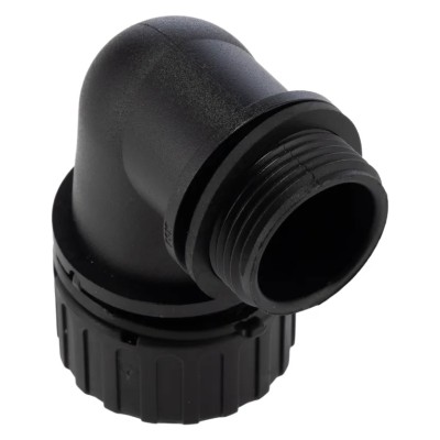 Adaptaflex Black Conduit Fitting 21 mm Nominal Size Polyamide 66 IP67 IP69K IP68 IP66 PG16 PG16