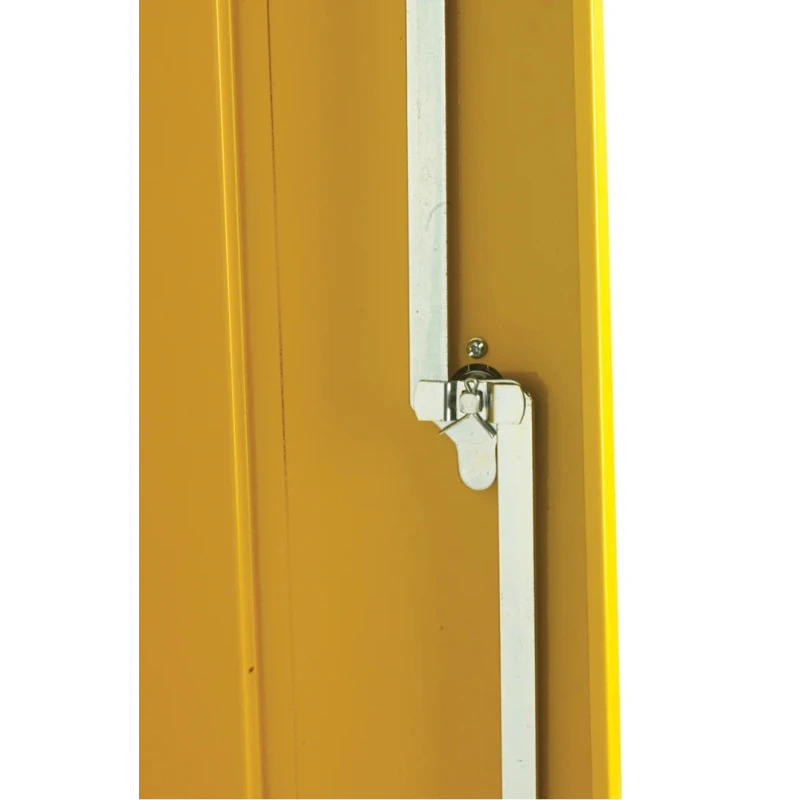 RS PRO Yellow Steel Lockable 1 Door Hazardous Substance Cabinet 915 mm x 459 mm x 459 mm 314-7635