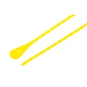 Essentra Releasable Cable Tie 273.1 mm Length x 2.4 mm Width, Yellow Polypropylene BT-10-10-YL