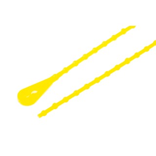 Essentra Releasable Cable Tie 273.1 mm Length x 2.4 mm Width, Yellow Polypropylene BT-10-10-YL