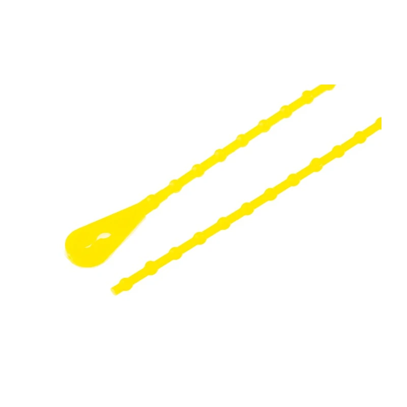 Essentra Releasable Cable Tie 273.1 mm Length x 2.4 mm Width, Yellow Polypropylene BT-10-10-YL