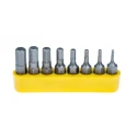 CK 1/4 in Square Drive Spring Steel Ratchet Screwdriver & 46-Piece Bit Set Polished Blade T4826D