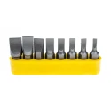 CK 1/4 in Square Drive Spring Steel Ratchet Screwdriver & 46-Piece Bit Set Polished Blade T4826D