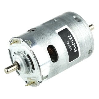 RS PRO Geared DC Motor 36.88 W 12V DC 4289 rpm 6.35 mm Shaft Diameter 82.08 g.cm Torque 321-3186