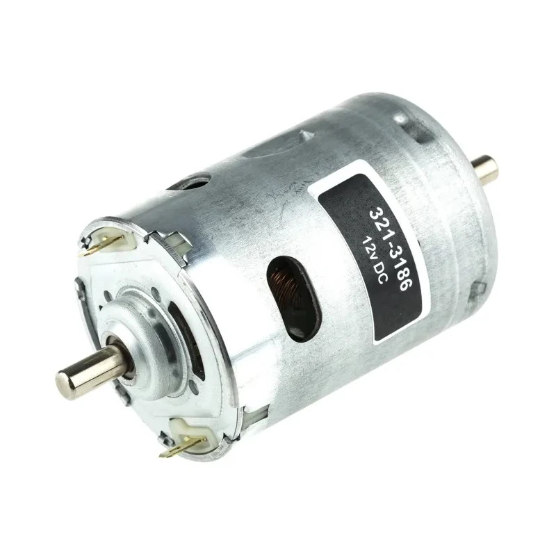 RS PRO Geared DC Motor 36.88 W 12V DC 4289 rpm 6.35 mm Shaft Diameter 82.08 g.cm Torque 321-3186