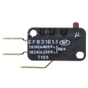 Crouzet Button Micro Switch, Tab Terminal, 16A, 250 V AC, SPDT Contact Configuration, IP40 Protection 83161118