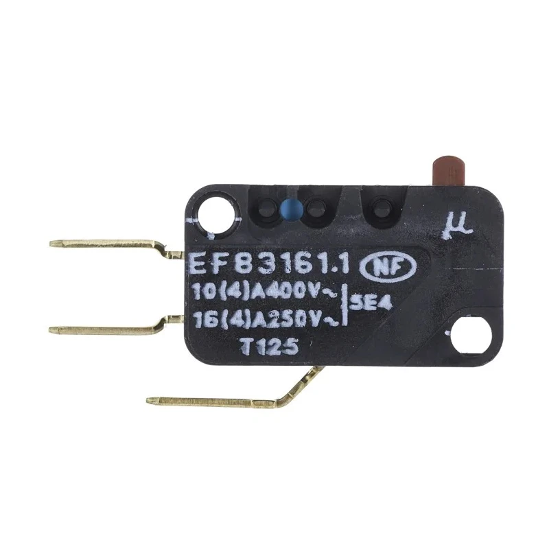 Crouzet Button Micro Switch, Tab Terminal, 16A, 250 V AC, SPDT Contact Configuration, IP40 Protection 83161118