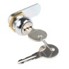 Euro-Locks a Lowe & Fletcher group Company Chrome Finish Keyed Camlock 16 mm Panel-to-Tongue 19.1 x 16.1 mm 4648-03-2