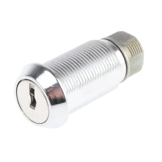 Euro-Locks a Lowe & Fletcher group Company Camlock, 32.7 mm Panel-to-Tongue 20.1 x 17.6 mm Chrome Finish F7E-03-2 (405E)