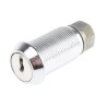 Euro-Locks a Lowe & Fletcher group Company Camlock, 32.7 mm Panel-to-Tongue 20.1 x 17.6 mm Chrome Finish F7E-03-2 (405E)