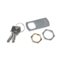 Euro-Locks a Lowe & Fletcher group Company Camlock, 32.7 mm Panel-to-Tongue 20.1 x 17.6 mm Chrome Finish F7E-03-2 (405E)