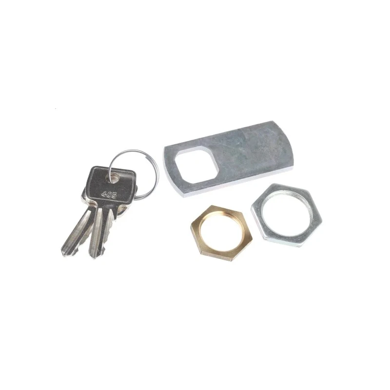 Euro-Locks a Lowe & Fletcher group Company Camlock, 32.7 mm Panel-to-Tongue 20.1 x 17.6 mm Chrome Finish F7E-03-2 (405E)