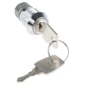Euro-Locks a Lowe & Fletcher Group Company Chrome Plated Keyed Camlock 19 mm Panel-to-Tongue Depth F6-53-2