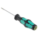 Wera Standard Slotted Screwdriver 3 mm Tip, 0.5 mm Thickness, 80 mm Blade, 161 mm Overall, Insulated 05110001001