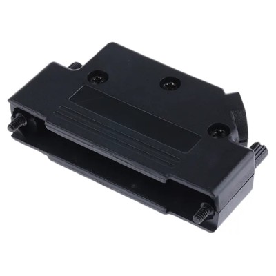 MH Connectors ABS Angled D-Sub Backshell 37 Way Strain Relief MHD45PPK