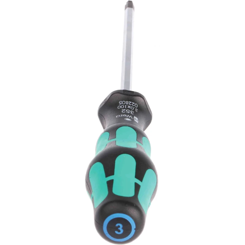 Wera Standard Hexagon Screwdriver, 3 mm Tip, 100mm Overall Length 05022805001