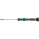Wera Precision Screwdriver, Insulated Slotted Tip, 80 mm Blade Length, 177 mm Overall 05118010001