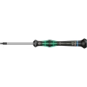 Wera Precision Screwdriver, 2.5 mm Tip, 60 mm Blade, 157mm Overall 05118094001
