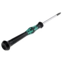 Wera Precision Screwdriver, 2.5 mm Tip, 60 mm Blade, 157mm Overall 05118094001