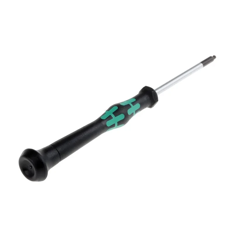 Wera Precision Screwdriver, 2.5 mm Tip, 60 mm Blade, 157mm Overall 05118094001