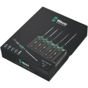 Wera Torx Precision Screwdriver Set, 6-Piece Chrome Vanadium Steel, Torx T7-T20 05118154001