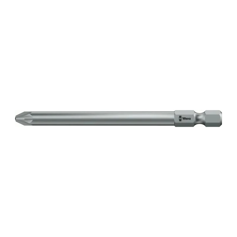 Wera Screwdriver Bit 6.35 mm Hex Drive, PZ3 Tip, 89mm Overall 05057775001