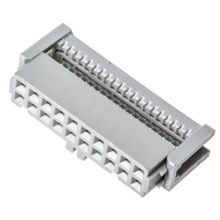 3M 20-Way IDC Connector Female for Cable, 2 Row, 1kV AC, 1A, Gold over Nickel Plating 89120-0101HA